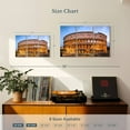 thumbnail image 3 of Elephant Stock The Famous Colosseum Wall Art - Horizontal Multi Panel Canvas - Living Room Wall Decor - Places Multi Panel - Blue And Orange Decor - 23" x 14", 3 of 4