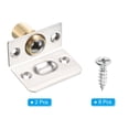 thumbnail image 3 of Unique Bargains Closet Door Ball Catch Ball Latch Adjustable Ball Catches Cabinet Door Beads Lock, Silver 2 Pack, 3 of 5