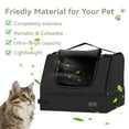 thumbnail image 5 of PETSFIT Portable Cat Litter Box,Covered Travel Litter Boxes for Cats,Machine Wash,Leak-Proof, Foldable ,Black, 5 of 9