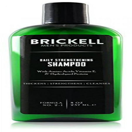Brickell Men's Products Daily Strengthening Shampoo, 8 Ounce - Walmart.com