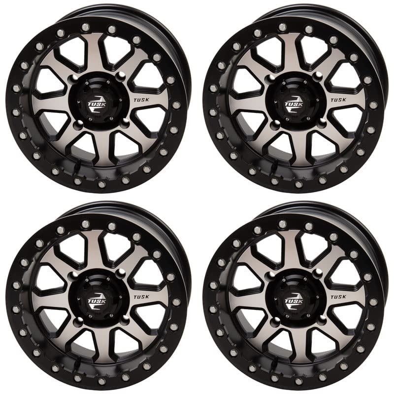 4 Pack) 4/156 Tusk 201-207-0038311F-3705D7-4X Uinta Beadlock Wheel