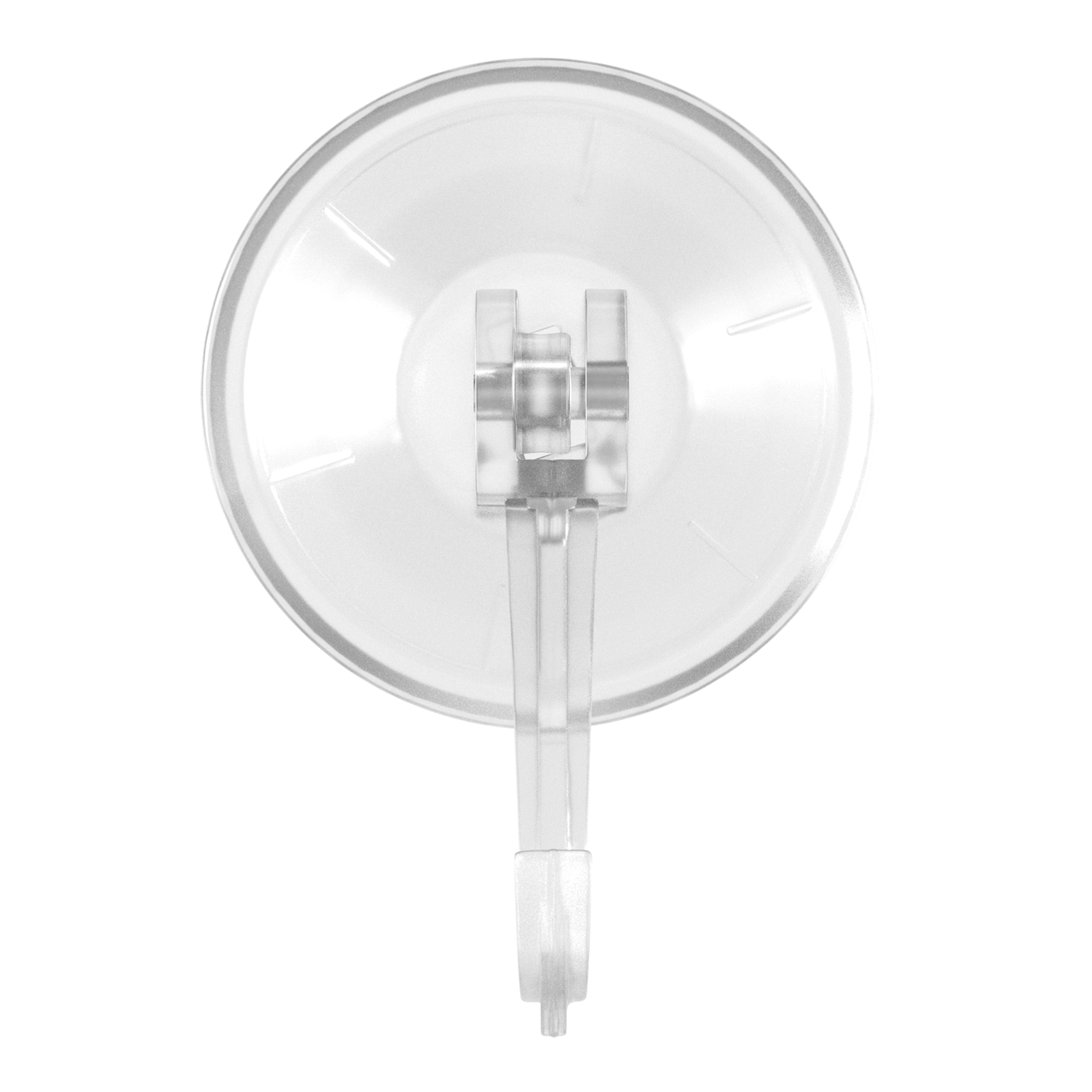 OOK Pressure Mount Suction Cups, Clear, 5lbs, Plastic, Pack of 2 - image 2 of 6