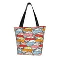 thumbnail image 1 of Disketp Cute Cars for Women’s Casual Shoulder Tote Bag Cross-body Handbags for Shopping, Travel and Daily Use, 1 of 6