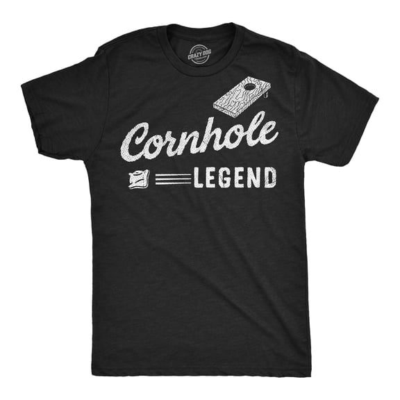 Mens Funny T Shirts Cornhole Legend Sarcastic Lawn Game Graphic Novelty Tee For Men Graphic Tees