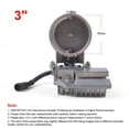 thumbnail image 2 of 3'' 76mm Electrical Exhaust Control Valve Sets Worm Valve CLOSED Style + Remote, 2 of 5