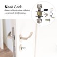 thumbnail image 5 of Jiandong Spherical Lock Stainless Steel Bedroom Door Knob with Lock and Key(6.3X2.09X2.09Inch), 5 of 10