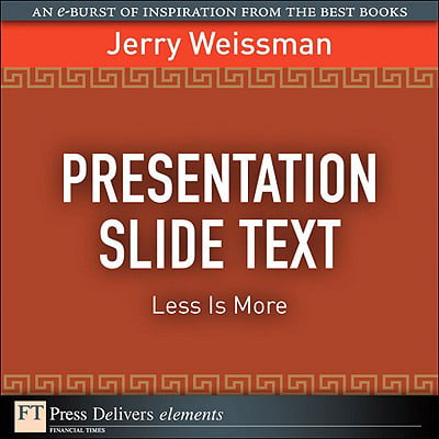 Presentation Slide Text - eBook (Best Presentation Slides Design)