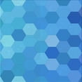 thumbnail image 1 of Ahgly Company Machine Washable Indoor Square Transitional Neon Blue Area Rugs, 5' Square, 1 of 7