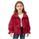 thumbnail image 2 of Prendas de abrigo y chaquetas informales sin capucha de manga larga Prendas de abrigo para niñas con forro polar Talla mediana a grande Chaqueta cortavientos para niños Chaqueta polar lateral Parte su, 2 of 9
