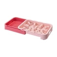 thumbnail image 2 of Slow Feeder Bowl with Suction,Pull-Out Slow Feeder Dog Bowl, Anti-Choking Lick Mat for Dogs & Cats, Suction Interactive Pet Bowl(6"*11.5",Pink), 2 of 5
