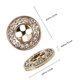 thumbnail image 2 of unbranded 20Ud Botones De Metal Dorados Con Cuatro Agujeros Para Camisas Accesorios Elegantes, 2 of 6