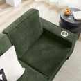 thumbnail image 5 of S-HOME 83.86" 3-Seater Corduroy Sofa in Modern Design Perfect for Living Room Bedroom Office，Green, 5 of 12
