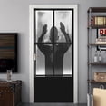 thumbnail image 1 of Halloween 3D Scary Beg for Help Door Stickers, 30 x 79 inch Beg for Help Realistic Door Wallpaper Sticker for Halloween Decoration, Removable Wall Sti, 1 of 5