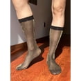 thumbnail image 3 of Spencer 5-Pack Men's Socks Mid-Calf Crew Socks Lightweight Causal Business Socks Nylon Glitter Thin Dress Socks, Assorted Colors, 3 of 7