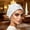 White, variant on ISUHAZBO Head Wraps For Women Adjustable Satin Bonnet For Sleeping Double Layer Wrap Reduce Friction Frizz Natural Curly Turban Headwraps One Size