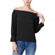 thumbnail image 1 of bar III Blusa con hombros descubiertos para mujer, negro, extragrande bar III Pull-over, 1 of 1