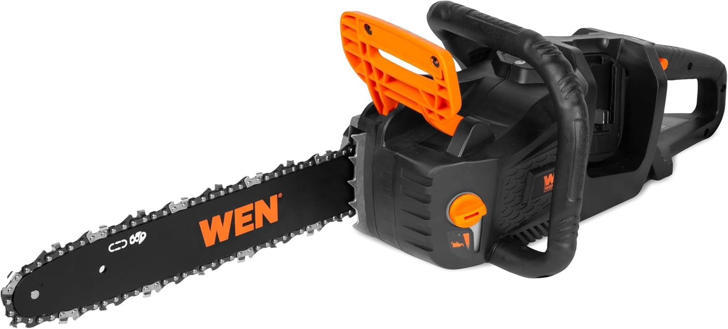 WEN 2x20v Brushless ChainSaw with 2x 4Ah lithium batteries (20754)