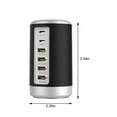 thumbnail image 3 of Chmadoxn 65W PD High-power Fast Charger QC3.0+PD Fast Charging Multi-port Usb Smart Charger Is Applicable To Smart Phones, MP3/MP4, Cameras, Tablets, IOS, Android, Etc fast charging socket, 3 of 8