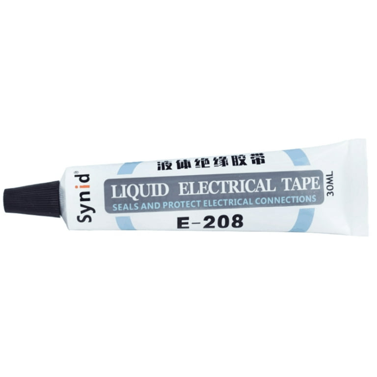 TONKBEEY 30/125ml Liquid Insulation Tape Glue Liquid Electrical Tape  Waterproof Insulation Fast Dry for Electrical Data Cable
