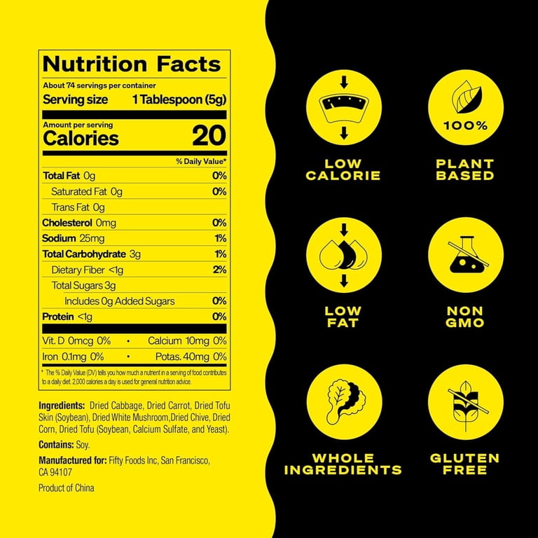 IMMI Veggie Topping Mix, 100% Plant-Based Freeze-Dried for Ramen