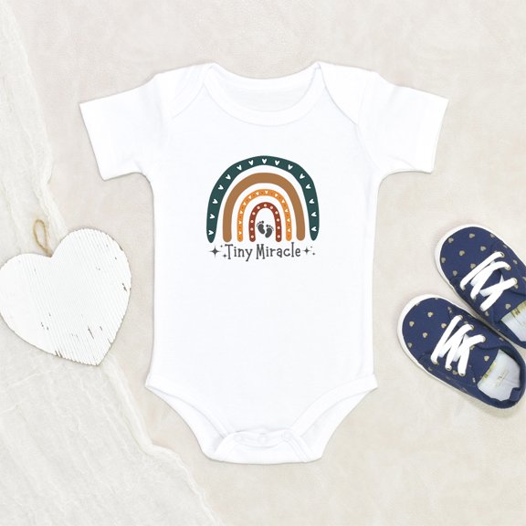 Newbabywishes - Cute Miracles Rainbows Baby Clothes for Boys and Girls - Newborn Baby Clothes