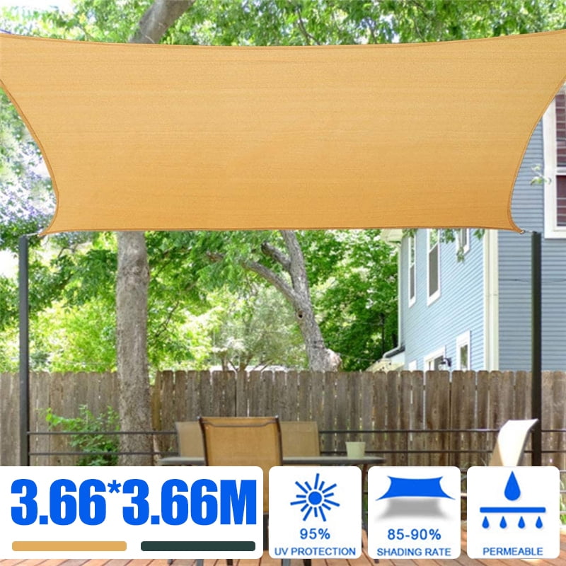 Patio Sunscreen Awning Canopy Screen 98% UV Block Greenbay Sun Shade Sail Garden 