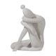thumbnail image 4 of Escultura abstracta, decoración de escritorio, sujetalibros decorativo, centro de mesa, arte moderno Blanco envejecido., 4 of 9