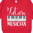 thumbnail image 3 of Inktastic Future Musician Piano Music Toddler Sweatshirt, 3 of 4