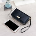 thumbnail image 2 of HAWEE Womens Wallet Cellphone Wallet for Women Zip Around Wallet Large Capacity Long Purse Credit Card Clutch Wristlet with Removable Wristlet, 2 of 3