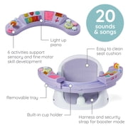 Infantino Music & Lights 3-in-1 Discovery Seat and Booster for Babies and Toddlers, 4-48 Months, Lavender