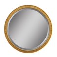thumbnail image 1 of Jennifer Taylor Home Golden Oak Dauphin Round Gold Accent Wall Mirror, 1 of 8