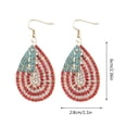 thumbnail image 2 of BNNG 4th of July Earrings for Women USA American Flag Dangle Shining Teardrop Drop Earrings For Women Patriotic 4th Of July Independence Day Gift Sparkling Rhinestone Vintage Earrings, 2 of 4