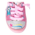 thumbnail image 3 of Peppa Pig Toddler Girl Glitter Casual Bump Toe Sneaker, Sizes 7-12, 3 of 6