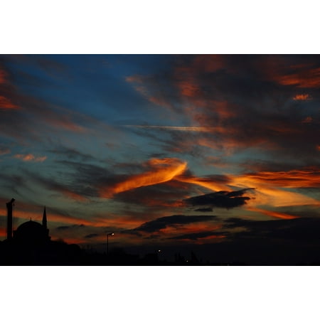 - LAMINATED POSTER Clouds Istanbul Animal Turkey Sunset Sky Poster Print 24 x 36