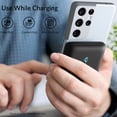 thumbnail image 2 of Techsmarter 10000mAh 18W USB-C PD Qi Wireless Power Bank Portable Charger with Anti-Slip Suction Cups. Compatible with iPhone, Samsung Galaxy, LG ThinQ, Droid, and More, 2 of 8