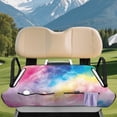 thumbnail image 3 of Uourmeti Golf Cart Seat Cover Breathable, Compatible with Golf Carts Sports, Golf Cart Seat Covers Fit for Club Car 2 Seat Club Car, Rainbow Starry Sky, 3 of 8