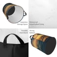 thumbnail image 5 of Lsque Sunset Ocean Whale pattern Laundry Hamper Basket, Tall Woven Rope Hamper Basket for Clothes, Lightweight Storage Basket, Collapsible Waterproof-Medium, 5 of 8
