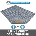 thumbnail image 4 of Drymate Original Cat Litter Mat, Contains Mess from Box for Cleaner Floors, Urine-Proof, Soft on Kitty Paws -Absorbent/Waterproof- Machine Washable, Durable (29”x36”)(Indigo Grey), 4 of 6