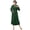 Green, variant on Womens Waffle Knit Robe Lightweight Cotton Blend Full Length House Bathrobe with Pockets (White, S/M)