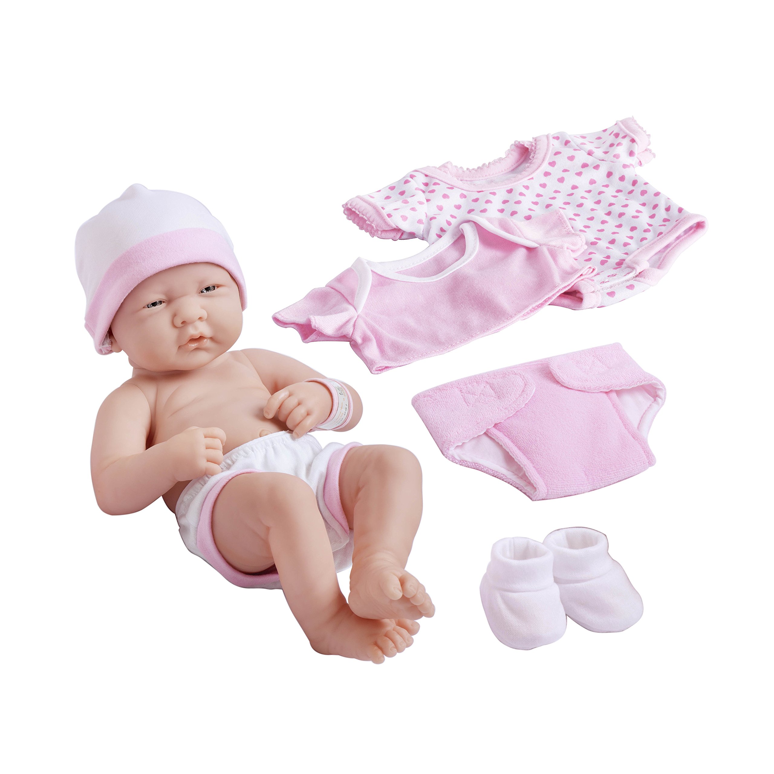 La　Pink　Newborn　Baby　Life-Like　Gift　Set,　Layette　Nursery　Piece　14