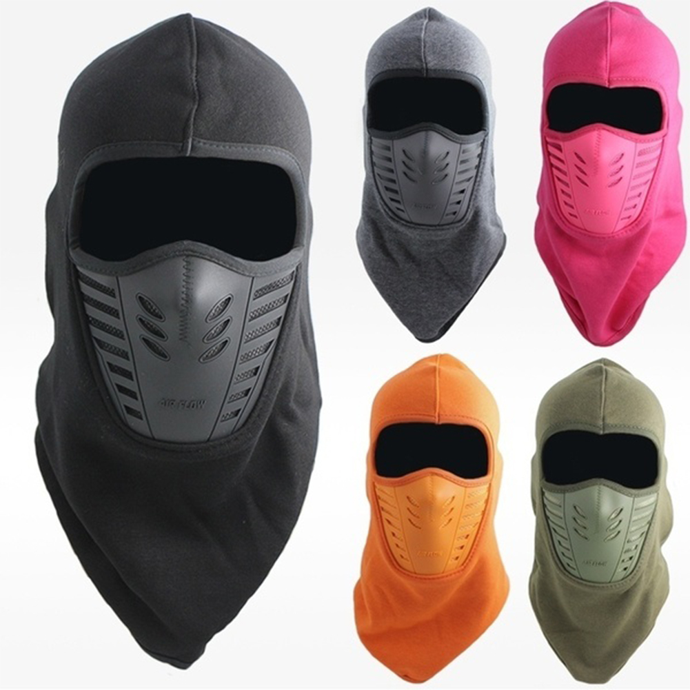HiMiss Unisex Bicycle Thermal Winter Warm Hat Windproof Motorcycle Face Mask Hat Neck Helmet Beanies - image 1 of 8