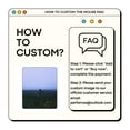 thumbnail image 2 of Custom Mouse Pad Add Your Own Photo, with Anti-Slip Rubber Base and Stitched Edge, Personalized Mouse Mat for Office, Gaming and Home Use (Vertical 12" X 10"), 2 of 10
