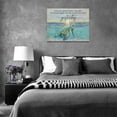 thumbnail image 5 of Sea Turtle Decor Wall Art Beach Ocean Decor Sea Turtle Pictures Canvas Prints Coastal Turquoise Turtle Bathroom Wall Decor Inspirational Quote Painting Modern Artwork Home Decor for Bathroom 16"x12", 5 of 6