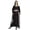 Black2, variant on Moomaya Elegant Kimono Beach Kaftan Dress For Womens Turkish Bikini Swimsuit Dresses
