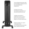 thumbnail image 3 of Calentador Eléctrico Mainstays Radiador con Aceite | Calefactor 3 Configuraciones Portátil con Ruedas 1500W, 3 of 9