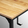 thumbnail image 6 of CubiCubi Computer Desk with Particle Board, Black Metal Frame, Natural Finish,32", 6 of 8