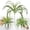Green, variant on Clearance Under $3 Artificial Spider Plant White Edge Chlorophytum For Living Room Office Desk,Plastic Green (1Pc)