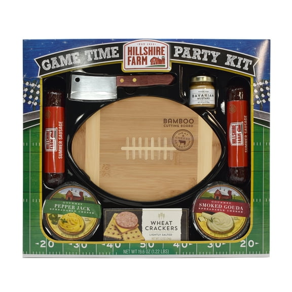 Hillshire Farm Gametime Party Holiday Meat and Cheese Assortment Gift Set, 19.6oz