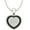 10K White Gold, variant on 10K Yellow Gold Round Diamond Heart Pendant with Yellow Plated Silver Chain Necklace (1/8 cttw, I-J Color, I2-I3 Clarity), 18"
