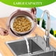 thumbnail image 4 of Colador 4 En 1 Con Juego De Tazones Para Mezclar, Coladores De Alimentos Y Coladores Para Cocina, Colador De Arroz Para Pasta Giratorio Con Tapa Desmontable, Rebanador De Verduras, 4 of 7